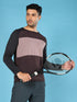 Men Colorblock Slim Fit Crew Neck T-shirt with TECHNO COOL+