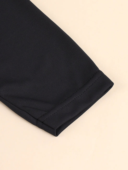 Men Colorblock Slim Fit Crew Neck T-shirt with TECHNO COOL+