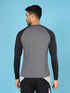 Men Colorblock Slim Fit Crew Neck T-shirt with TECHNO COOL+