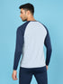 Men Colorblock Slim Fit Crew Neck T-shirt with TECHNO COOL+