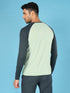Men Colorblock Slim Fit Crew Neck T-shirt with TECHNO COOL+