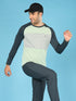 Men Colorblock Slim Fit Crew Neck T-shirt with TECHNO COOL+