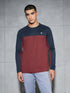 Men Colorblock Slim Fit Crew Neck T-shirt with TECHNO COOL+
