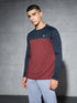 Men Colorblock Slim Fit Crew Neck T-shirt with TECHNO COOL+
