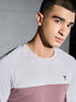Men Colorblock Slim Fit Crew Neck T-shirt with TECHNO COOL+