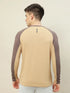Men Colorblock Slim Fit Crew Neck T-shirt with TECHNO COOL+