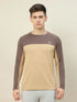 Men Colorblock Slim Fit Crew Neck T-shirt with TECHNO COOL+