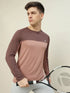 Men Colorblock Slim Fit Crew Neck T-shirt with TECHNO COOL+