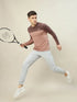 Men Colorblock Slim Fit Crew Neck T-shirt with TECHNO COOL+