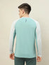 Men Colorblock Slim Fit Crew Neck T-shirt with TECHNO COOL+