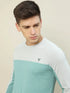 Men Colorblock Slim Fit Crew Neck T-shirt with TECHNO COOL+
