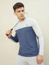 Men Colorblock Slim Fit Crew Neck T-shirt with TECHNO COOL+