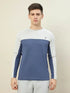 Men Colorblock Slim Fit Crew Neck T-shirt with TECHNO COOL+