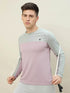 Men Colorblock Slim Fit Crew Neck T-shirt with TECHNO COOL+