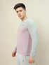 Men Colorblock Slim Fit Crew Neck T-shirt with TECHNO COOL+