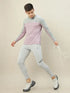 Men Colorblock Slim Fit Crew Neck T-shirt with TECHNO COOL+