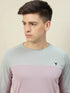Men Colorblock Slim Fit Crew Neck T-shirt with TECHNO COOL+