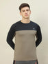 Men Colorblock Slim Fit Crew Neck T-shirt with TECHNO COOL+