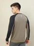 Men Colorblock Slim Fit Crew Neck T-shirt with TECHNO COOL+