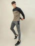 Men Colorblock Slim Fit Crew Neck T-shirt with TECHNO COOL+