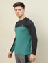 Men Colorblock Slim Fit Crew Neck T-shirt with TECHNO COOL+