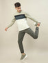 Men Colorblock Slim Fit T-shirt with MATPIQ