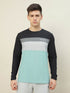Men Colorblock Slim Fit T-shirt with MATPIQ