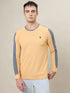 Men Colorblock Slim Fit Crew Neck T-shirt with MATPIQ