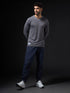 Men Solid Slim Fit V Neck Sports T-shirt with TECHNOCOOL+