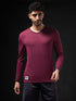 Men Solid Slim Fit V Neck Sports T-shirt with TECHNOCOOL+
