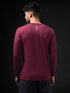 Men Solid Slim Fit V Neck Sports T-shirt with TECHNOCOOL+