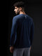 Men Solid Slim Fit V Neck Sports T-shirt with TECHNOCOOL+