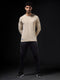 Men Solid Slim Fit V Neck Sports T-shirt with TECHNOCOOL+