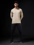 Men Solid Slim Fit V Neck Sports T-shirt with TECHNOCOOL+