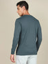 Men Self Design Slim Fit Henley Neck T-shirt with MATPIQ