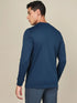 Men Self Design Slim Fit Henley Neck T-shirt with MATPIQ