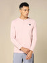 Men Self Design Slim Fit Henley Neck T-shirt with MATPIQ