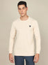 Men Self Design Slim Fit Henley Neck T-shirt with MATPIQ