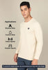 Men Self Design Slim Fit Henley Neck T-shirt with MATPIQ