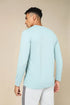 Men Self Design Slim Fit Henley Neck T-shirt with MATPIQ