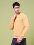 Men Cubic Melange Slim Fit Round Neck T-shirt with TECHNOCOOL+