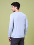 Men Cubic Melange Slim Fit Round Neck Sports T-shirt with TECHNOCOOL+