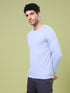 Men Cubic Melange Slim Fit Round Neck Sports T-shirt with TECHNOCOOL+
