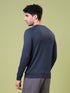 Men Cubic Melange Slim Fit Round Neck T-shirt with TECHNOCOOL+