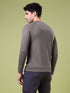 Men Cubic Melange Slim Fit Round Neck T-shirt with TECHNOCOOL+