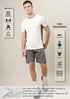 Men Colorblock Slim Fit Crew Neck T-shirt with TECHNO COOL+