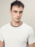 Men Colorblock Slim Fit Crew Neck T-shirt with TECHNO COOL+