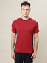 Men Colorblock Slim Fit Crew Neck T-shirt with TECHNO COOL+