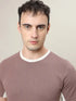 Men Colorblock Slim Fit Crew Neck T-shirt with TECHNO COOL+