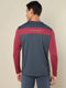 Men Colorblock Slim Fit Crew Neck T-shirt with TECHNO COOL+
